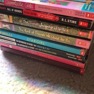A set of 9 Scholastic books